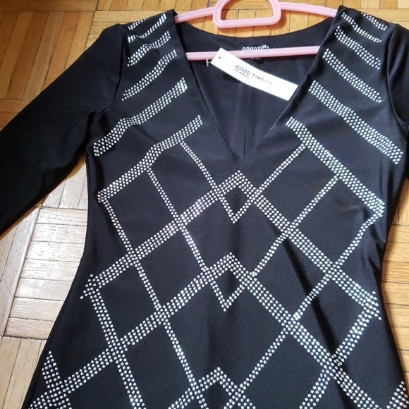 Nwt! Good Time Los Angeles Studded Back Dress - Picture 3 of 7